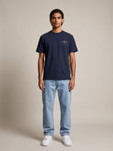 Le Mon Patch Tee — Navy
