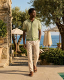 Striped Knitted Shirt - Sage