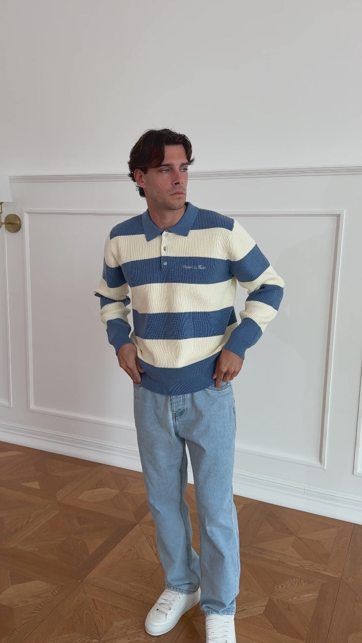 Oversized Lando Knit - Mocha & Cream – Walker & Hunt