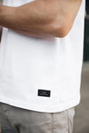 Pima Relaxed Tee- White - Walker & Hunt T-Shirts